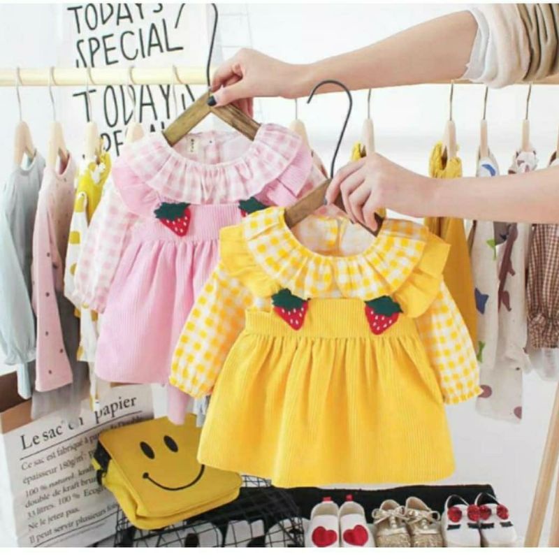 dress anak / baju anak murah  / dress bayi / dress bayi import / baju bayi import / dress bayi murah