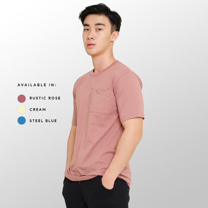 Kaos Pria Smith Berlin Satya Regular Fit Rustic Rose
