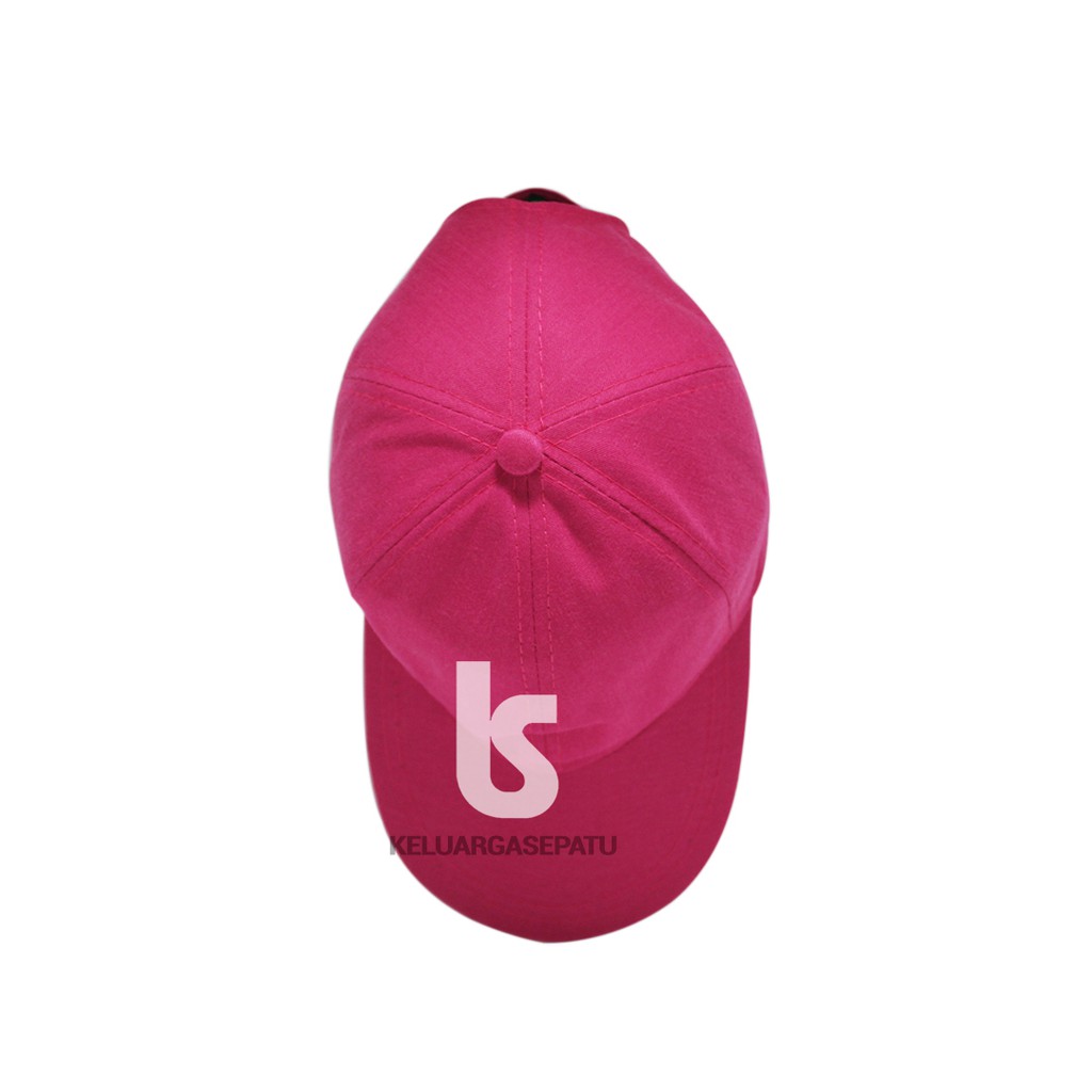 TOPI BASEBAL pink katun sporty ter murah