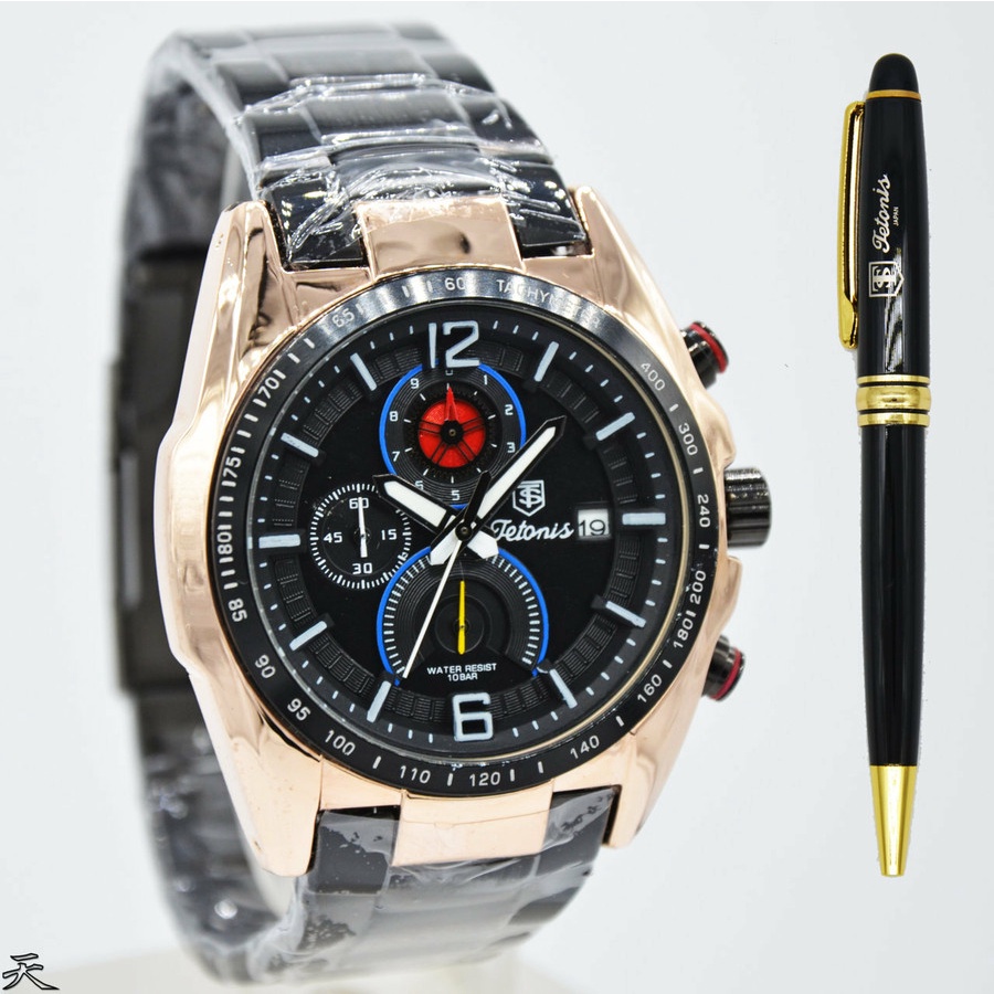 Jam Tangan Pria Tetonis TS 6078 / TS6078 FREE PULPEN - Original Garansi RESMI / AC 6224 AC 6225 AC 6226 / AC6224 AC6225 AC6226