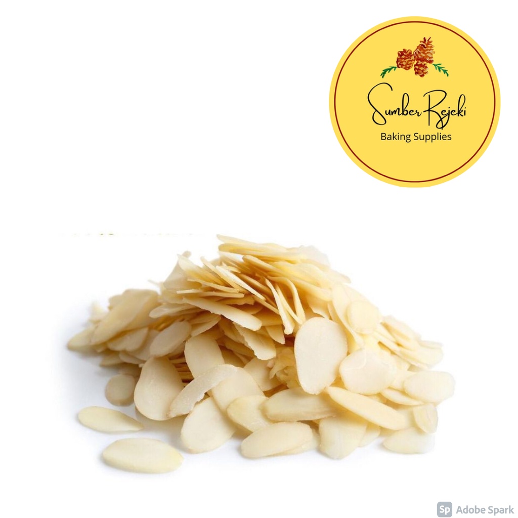 

Kacang Almond Slice Mentah 100 gr
