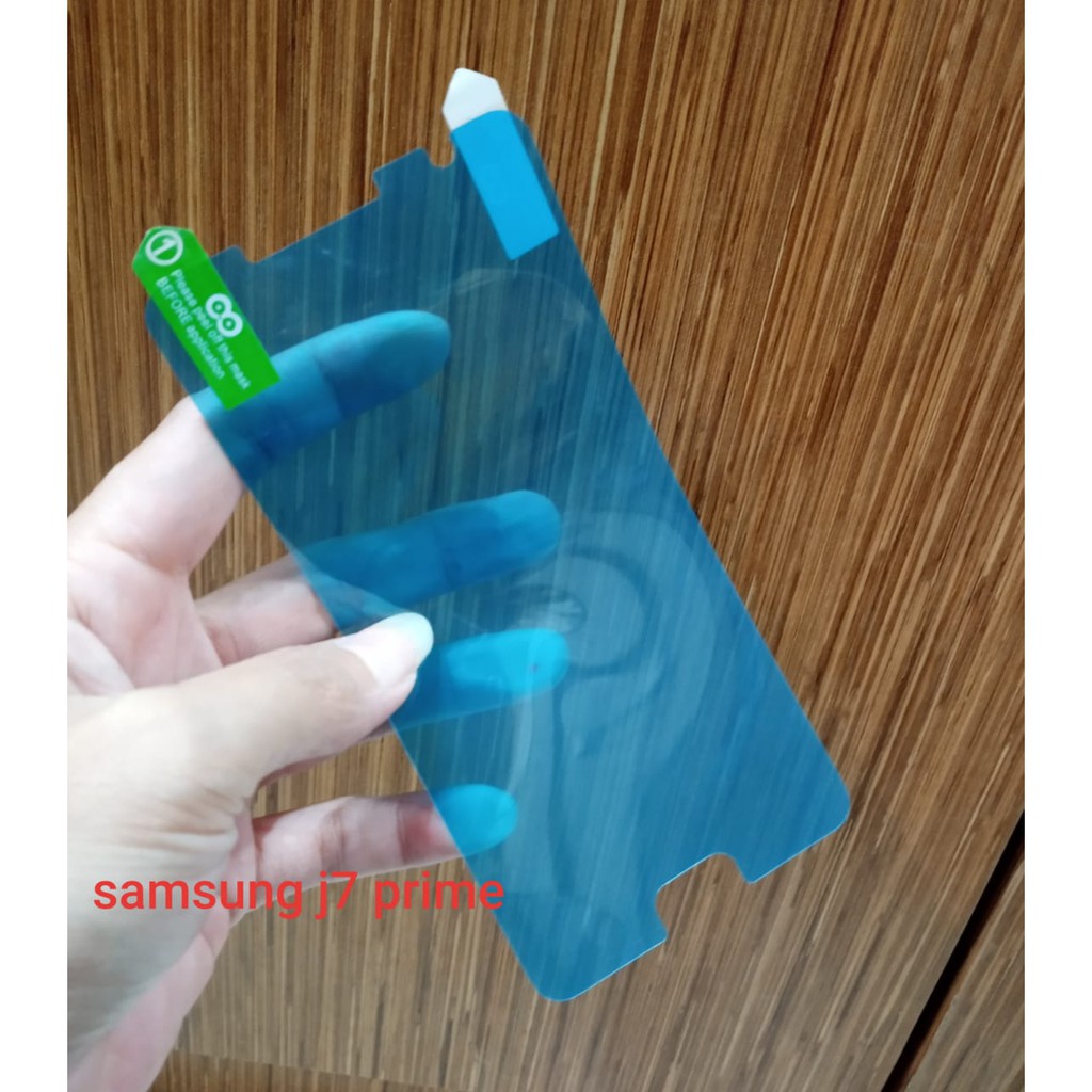 Anti gores samsung J7prime  Belakang bahan plastik full body