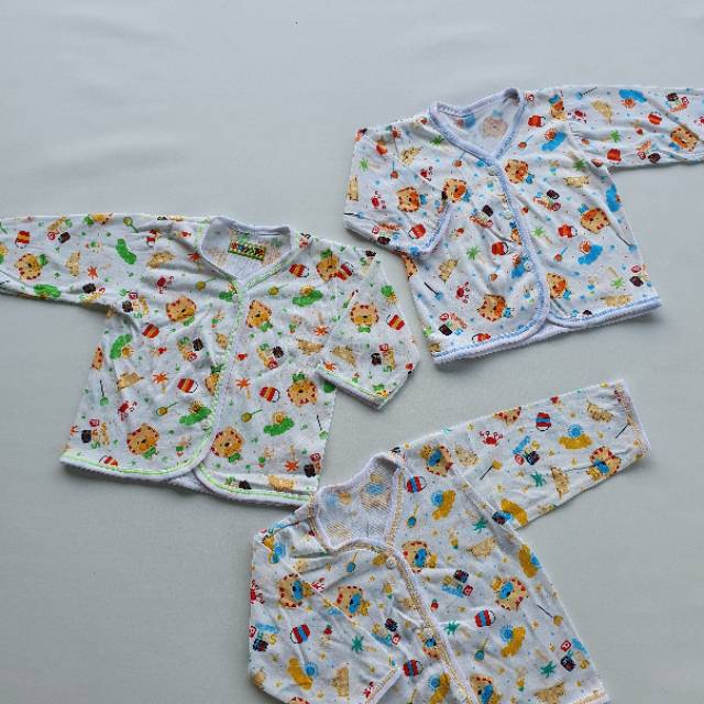 Baju Bayi Lengan Panjang MYB (3 pcs baju)