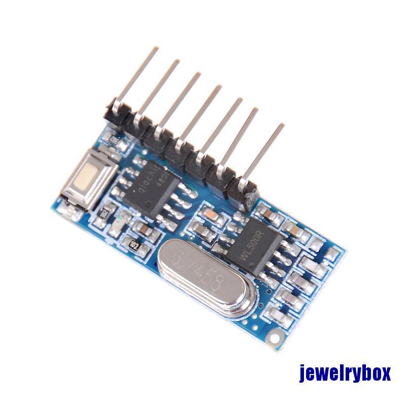 (Jewelrybox) Modul Decoder Receiver Wireless Rf 433mhz 1527