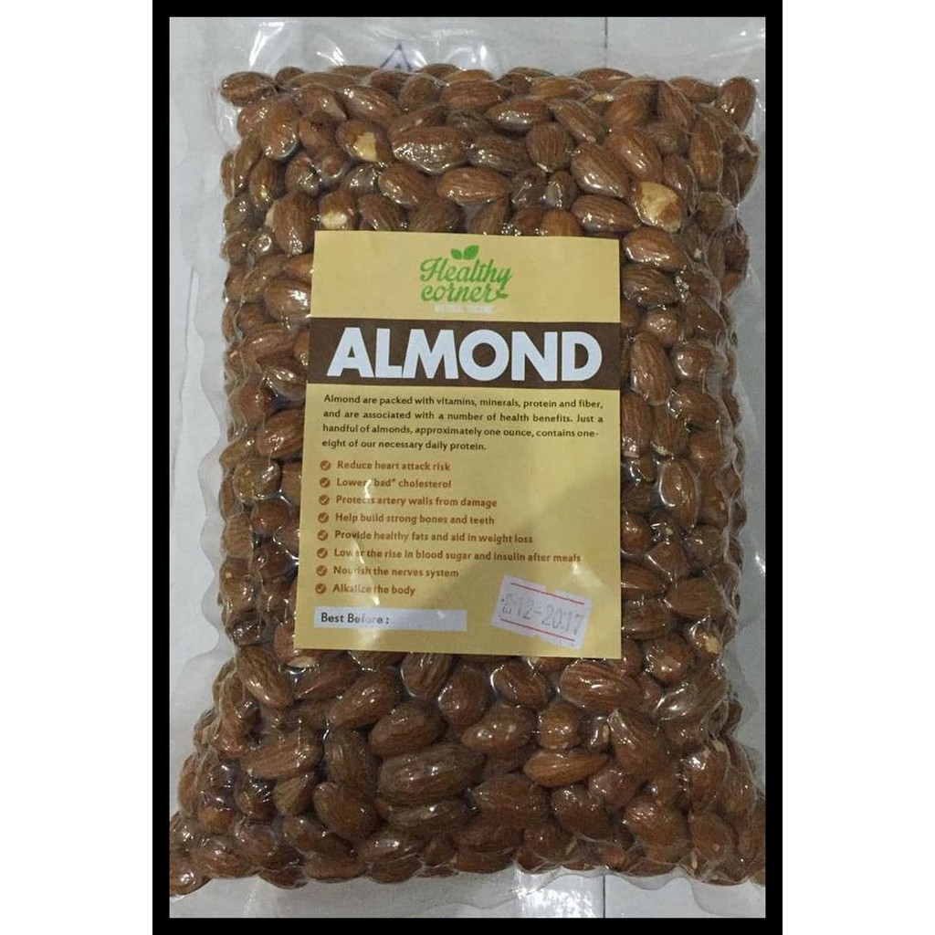 

DISKON! Blue Diamond - Natural Whole Raw Almond Butte Mentah (1 Kg)