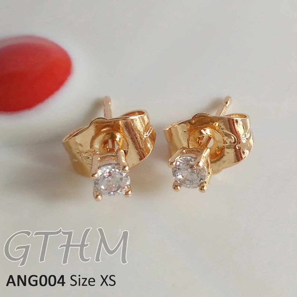 anting tusuk giwang harian wanita stud xuping ang004 xs