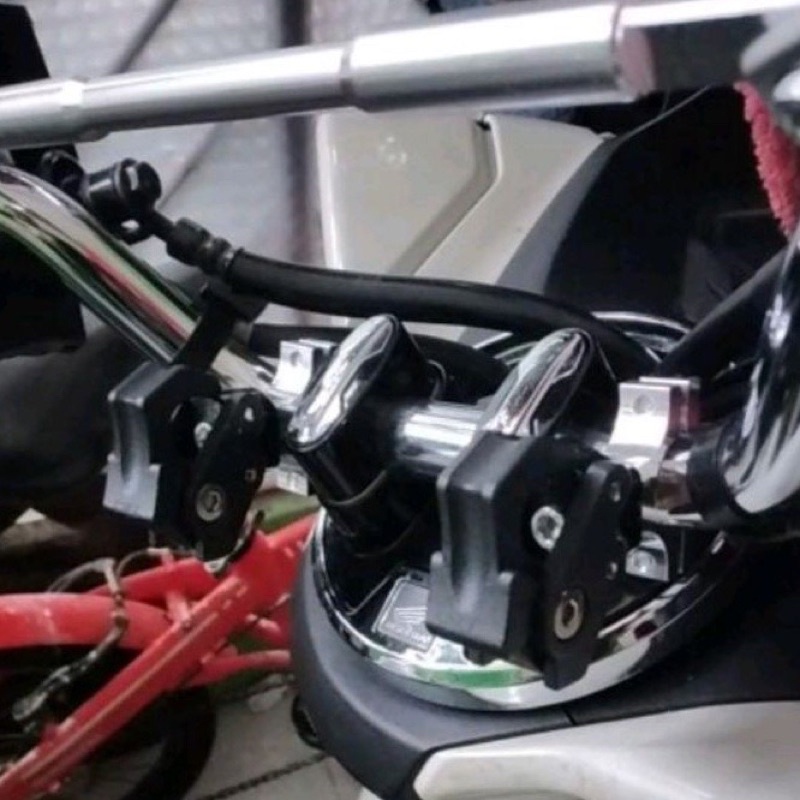 GANTUNGAN BARANG MOTOR MODEL PCX LIPAT CANTOLAN CENTOLAN BARANG DISTANG MODEL PCX UNIVERSAL XRIDE NMAX SCOOPY BYSON VIXION DLL FULL CNC