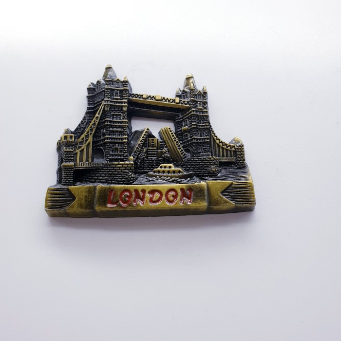 3D LOGAM Souvenir Negara magnet Kulkas Tempelan London Bridge Jembatan