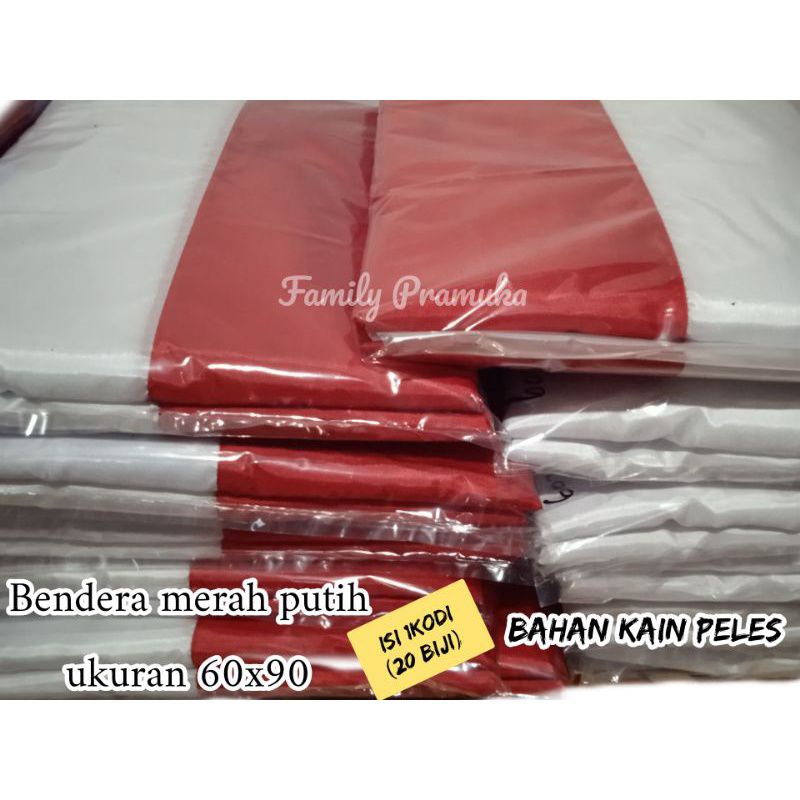 20 biji bendera merah putih 60x90 - Bendera merah putih - Bendera Indonesia - grosir termurah