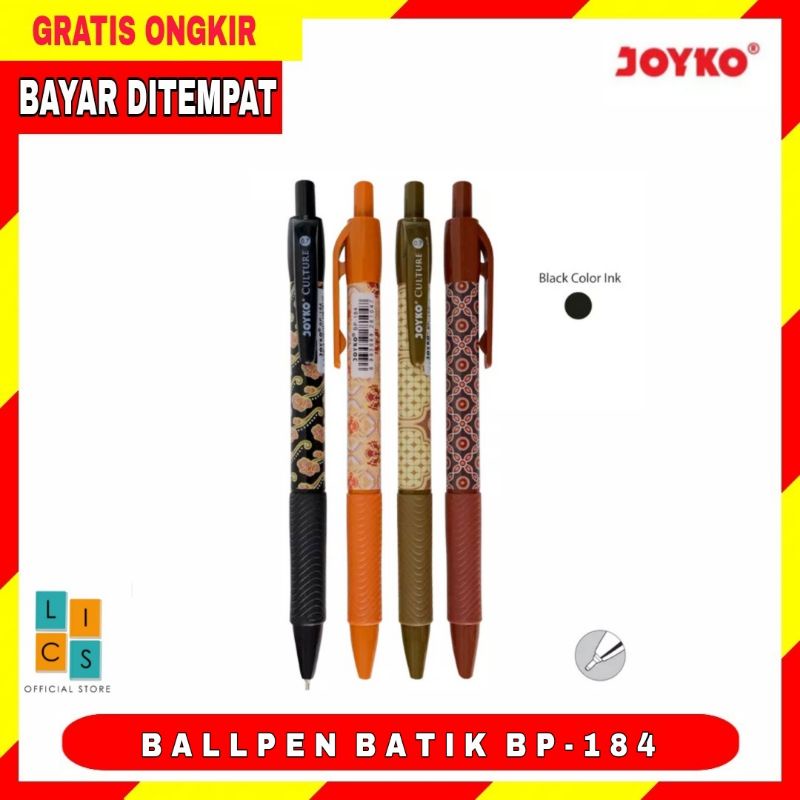 

Pulpen Batik Joyko Ballpen Culture BP-184 Bolpoin