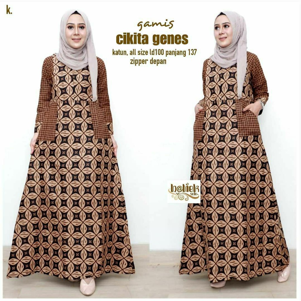 Baju Gamis Terbaru Di Shopee - Jilbab Voal