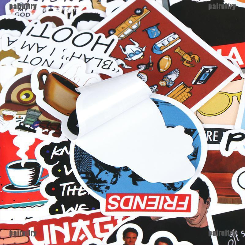 50 Pcs Stiker Teman Untuk Scrapbook album Koper laptop Dan Ponsel