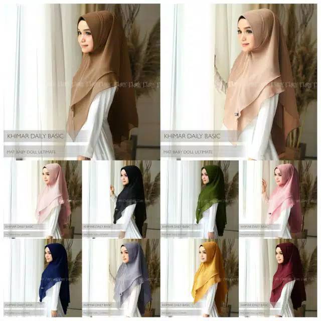 (((ORIGINAL FLOW))) Khimar Ceruty Bb BASIC DAILY
