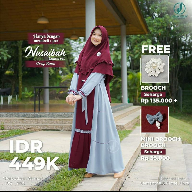 Nusaibah Gamis Set Alwa Hijab