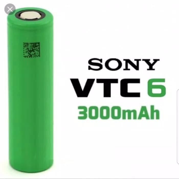 Baterai sony vtc6 3000mah 30A Pin kaki 3 dijamin hrgmurah berkualitas