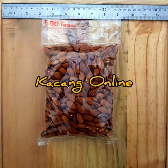 

Kacang Almond Panggang Super Rasa Plain / Tawar Kemasan 500 Gram