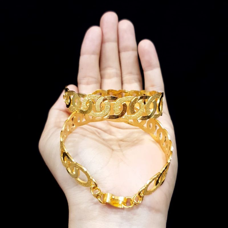 Gelang replika mas 24k,bisa disepuh yah,jumbo