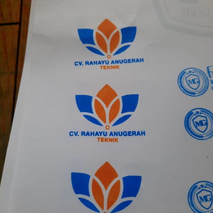 

Limited Cetak Stempel Warna Trendi
