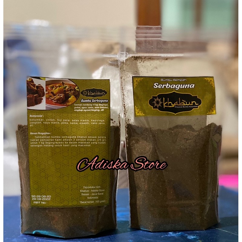 

Bumbu Masak Serbaguna Khabun 100 gr