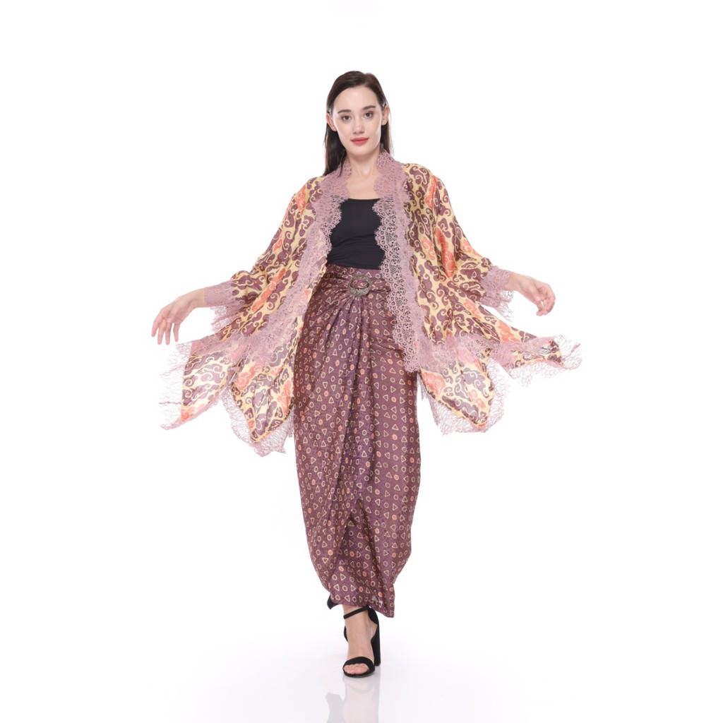  SETELAN OUTER BATIK  NAMANDA SV4 1 Shopee Indonesia