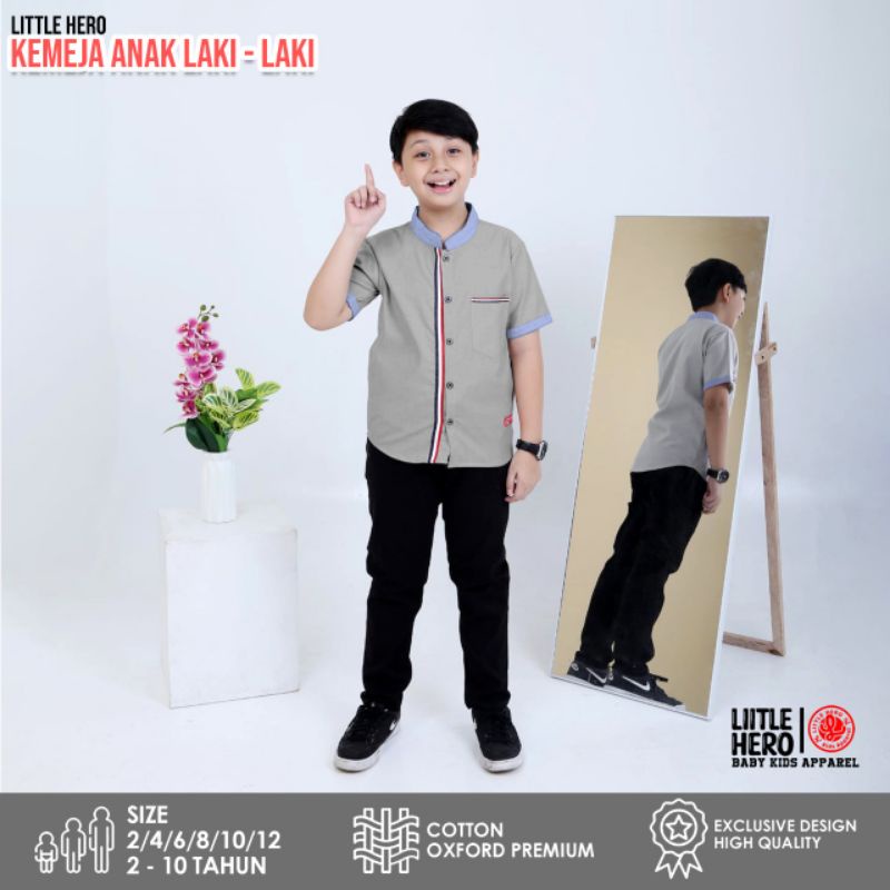 Kemeja KOKO anak casual anak laki-laki / hem kemko baju muslim tangan pendek anak cowok