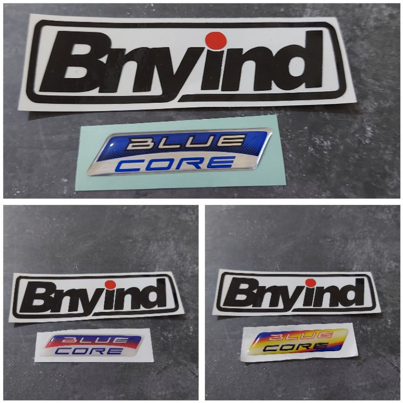 STICKER EMBLEM BLUE CORE