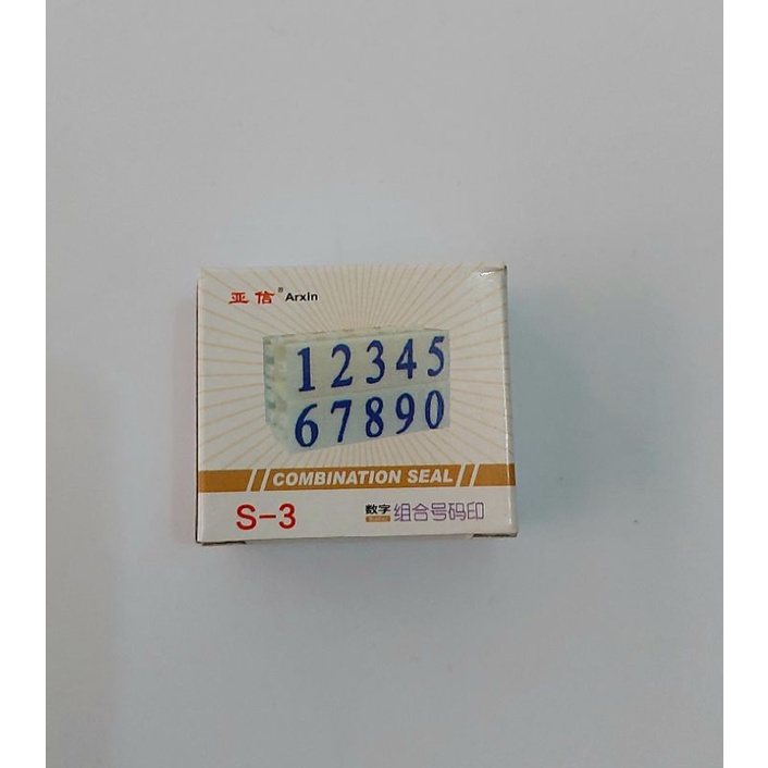 

Stempel S3 Bongkar Pasang Motif Angka Stempel S3 Angka Rakitan (10mm)
