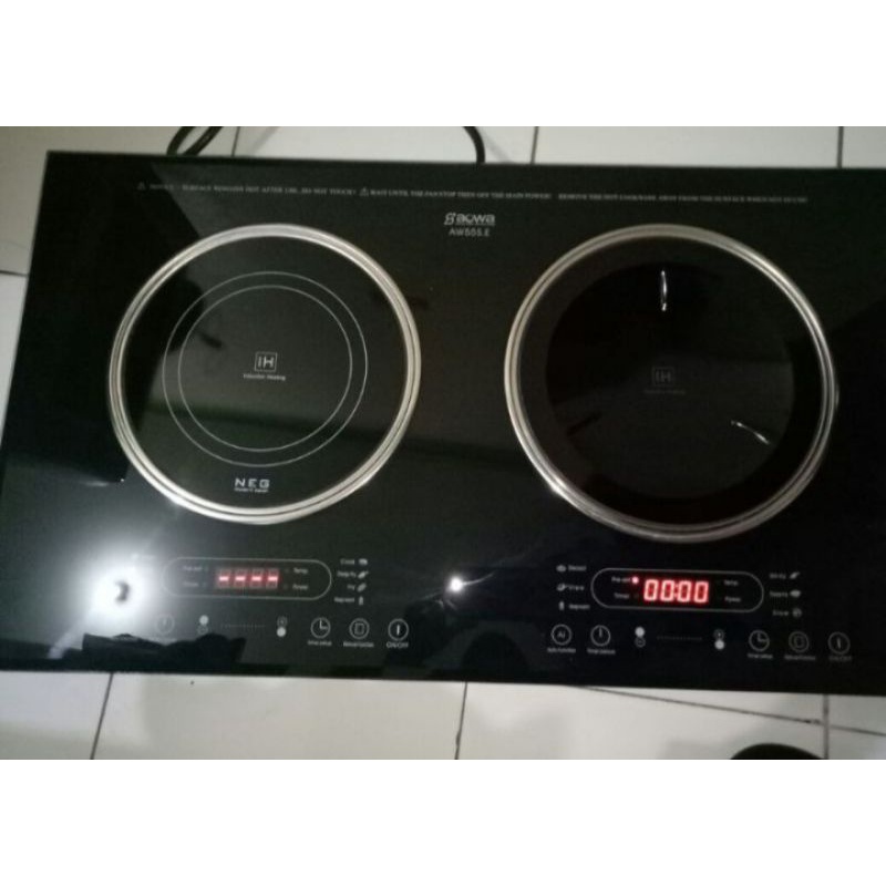 jual murah kompor listrik aowa 2 tungku