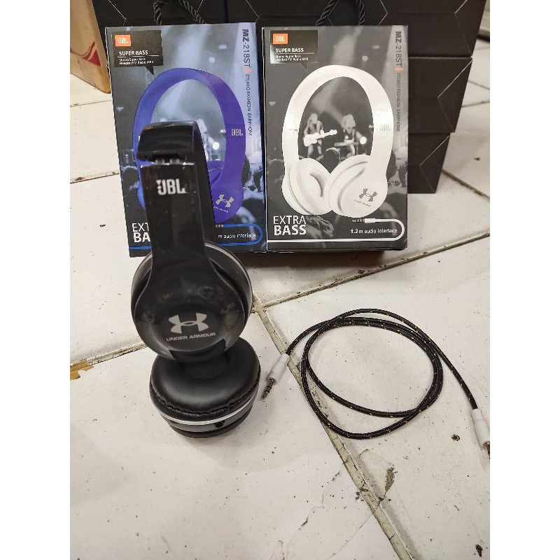Handsfree handset earphone bando JBL J-12 super bass headset bando JBL super bass