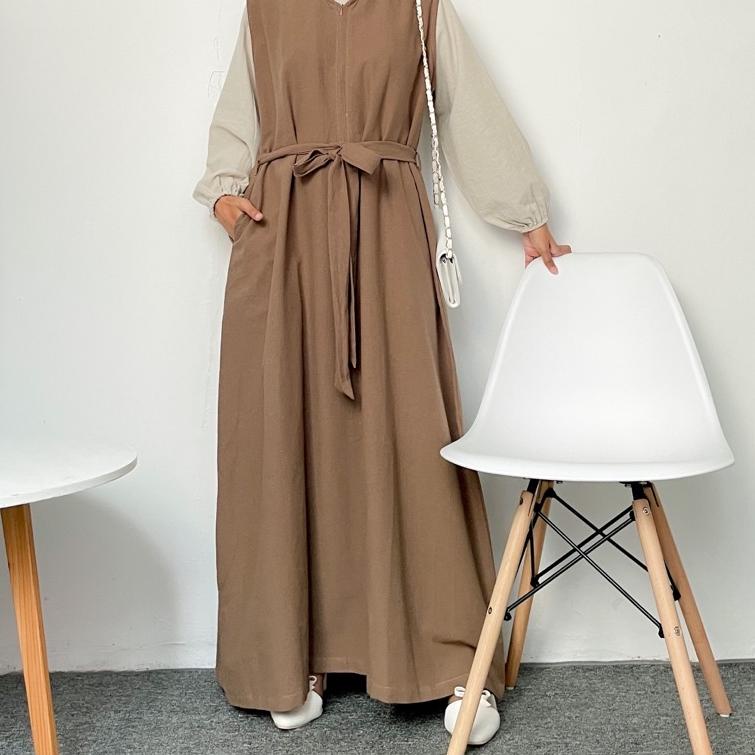 Flash Sale-- EMILY SLEVELESS DRESS / OUTER DRESS WANITA By Yomonoid