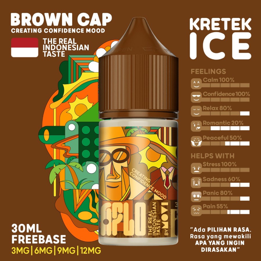 Aflo Kretek Ice 30ML by MOVI 100% Authentic