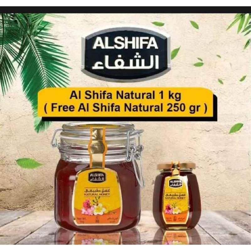 

Madu arab Al shifa 1 kg free 250gr alshifa kemasan kaca madu murni promil hamil menyusui gratis bayi