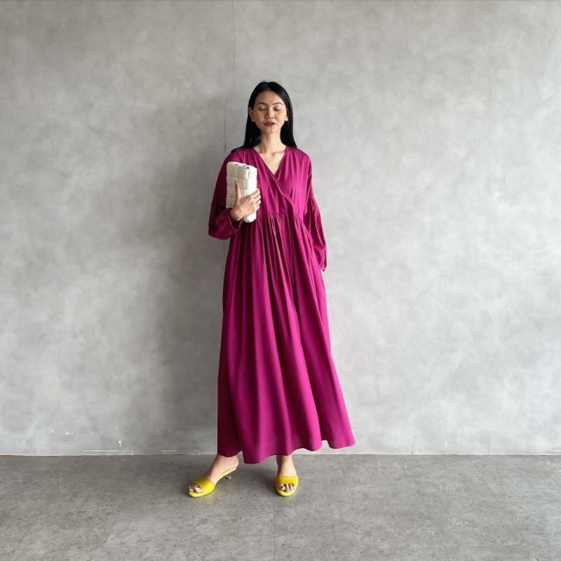 Trick&tricky Malika dress magenta preloved