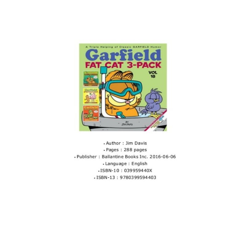 

GARFIELD FAT CAT 3 - PACK VOL.18