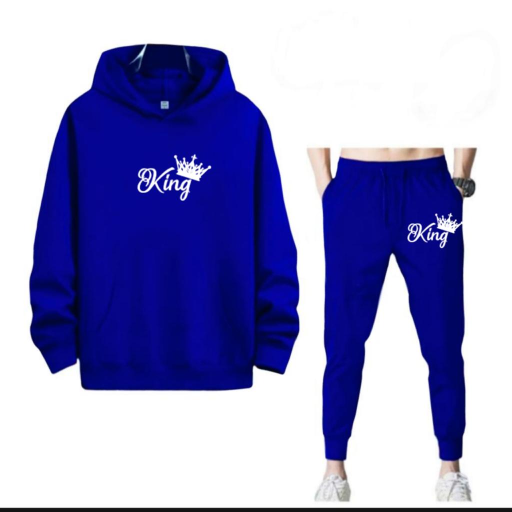 SETELAN KING JOGGER DAN HOODIE BAHAN TEBAL NYAMAN DIPAKAI TERLARIS