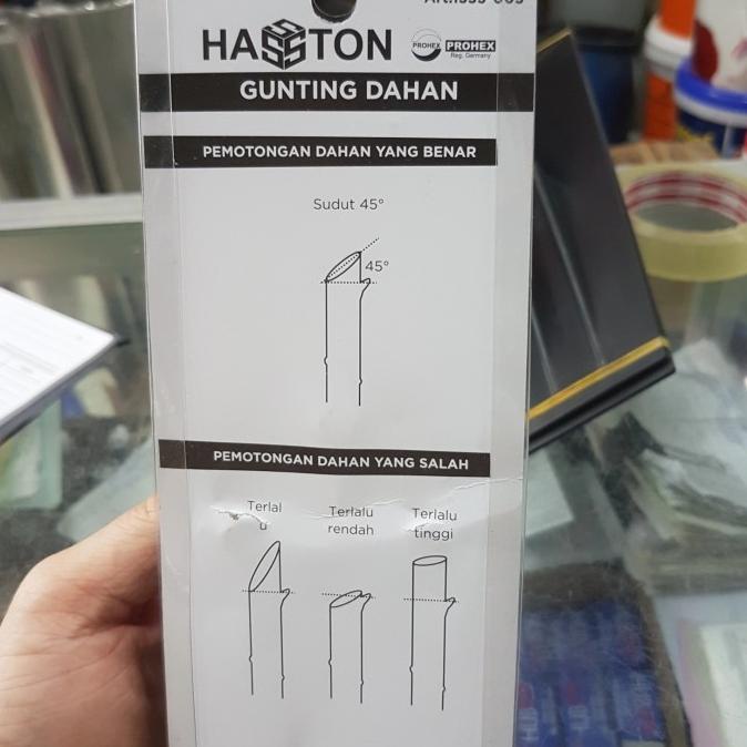 

TERBARUU!! Gunting dahan ranting tanaman pohon Hasston Prohex 1353-005 stainless SALE