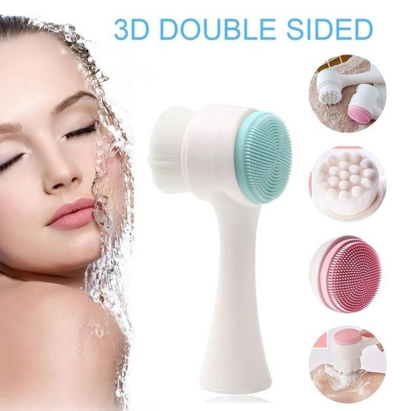 Double cleansing brush 2 side