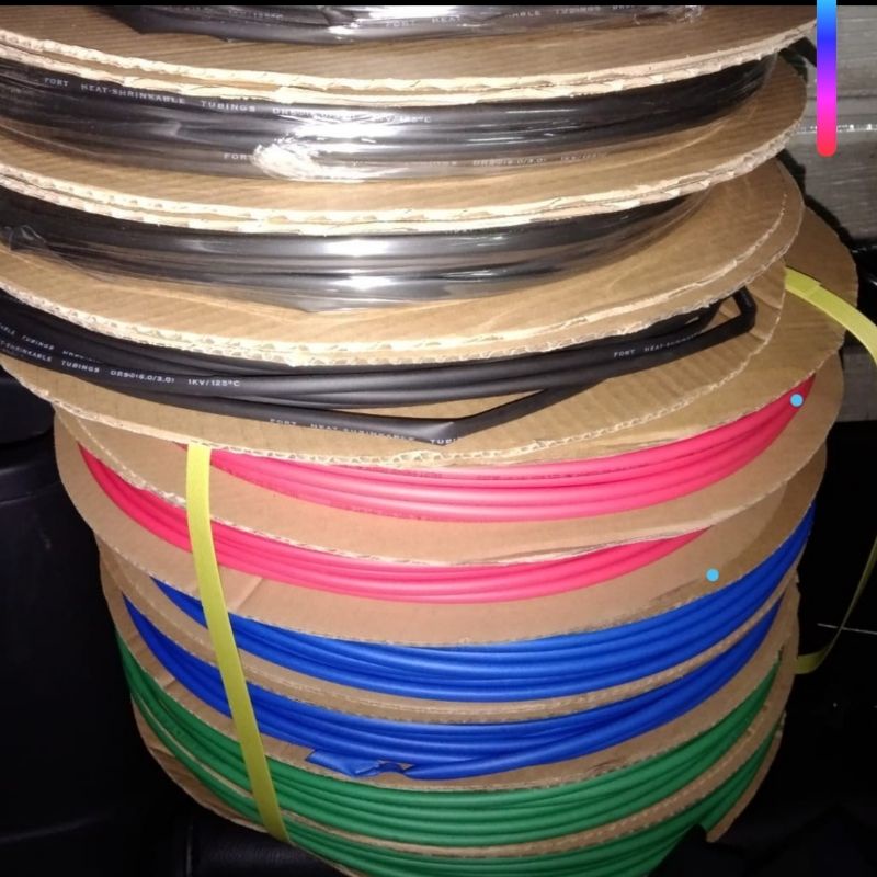 

Selang bakar heatsrink/isoalasi bakar 6 mm 100 M