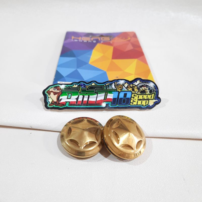 TUTUP AS SHOCK NINJA 33MM GOLD NINJA KR HENGS ORIGINAL THAILAND