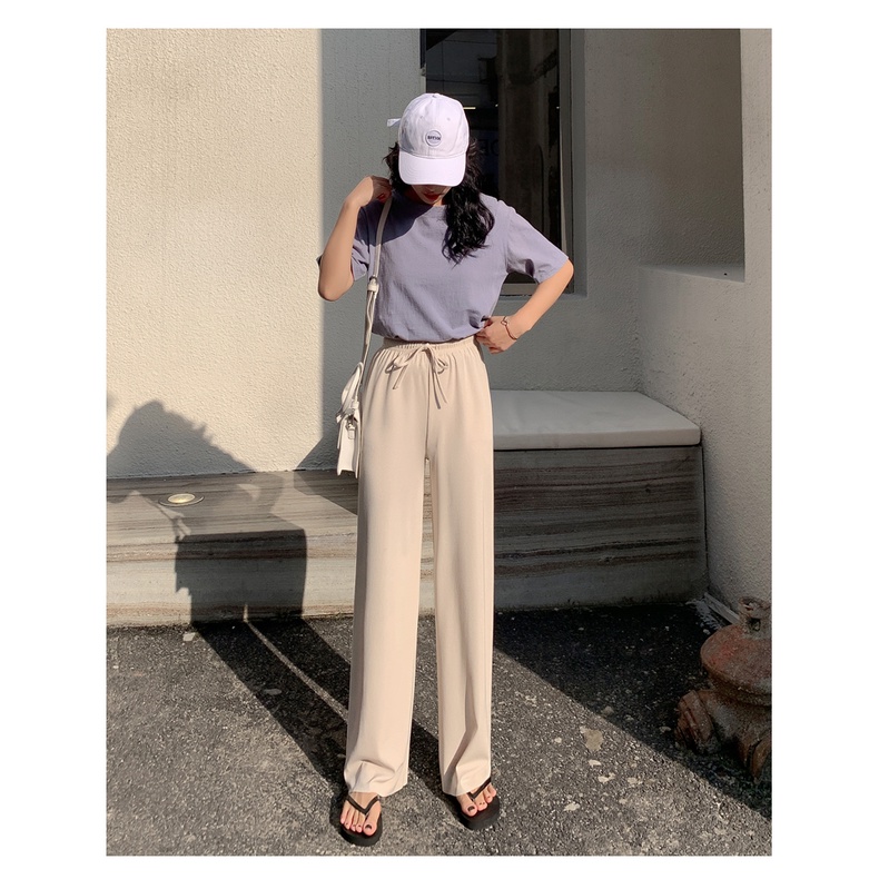 Long Pants Highwaist Wide Leg pants Celana Panjang Wanita