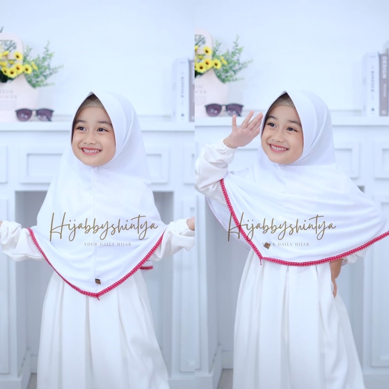 Hijab Anak Sekolah KAOS jilbab anak