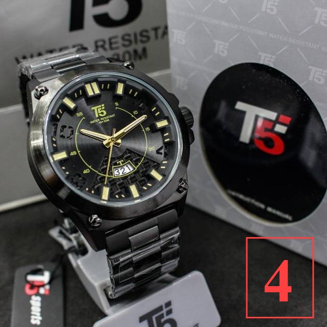 Jam Tangan Pria T5 H3557 T5 H 3557 original water resist bergaransi free box