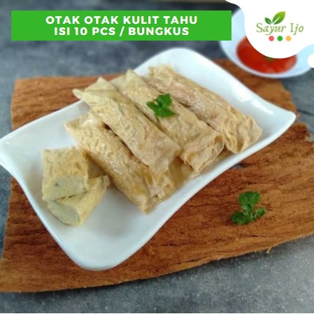 

Otak Otak Kulit Tahu Isi 10 Pcs / Pack Fresh Homemade Daging Ikan Otak2 Kembang Tahu