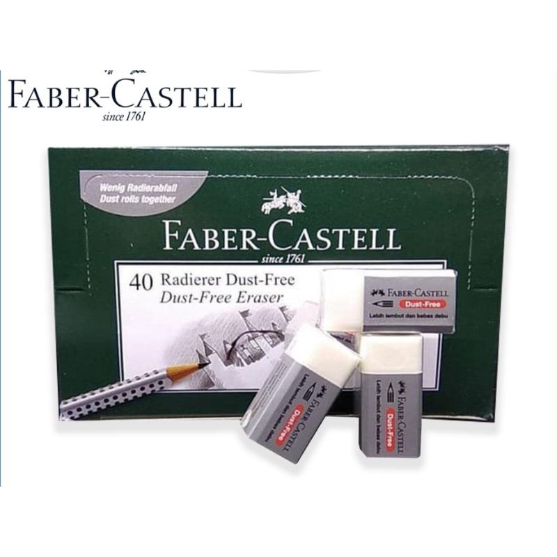 Penghapus Faber Castell putih