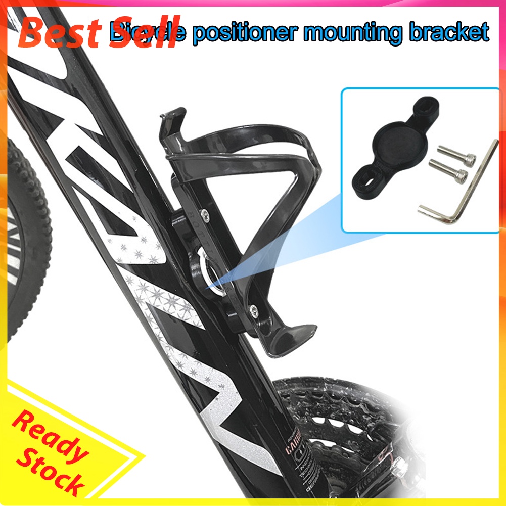 Bicycle Anti-Theft Locator Bottle Cage Mounting Bracket with Lid for Airtag