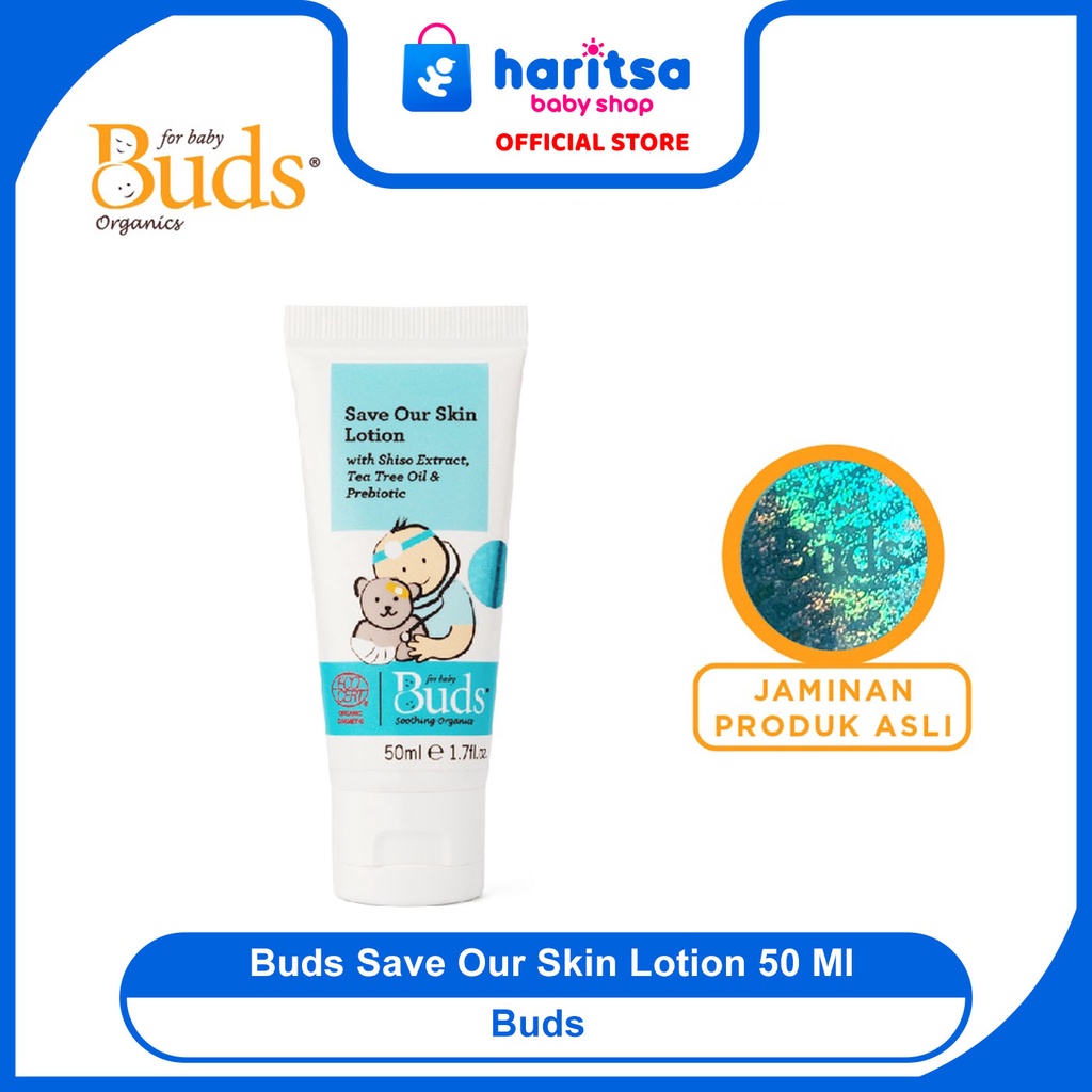 Buds Save our Skin Lotion 50 ml/untuk menyembuhkan Luka pada kulit seperti luka gores, luka lecet