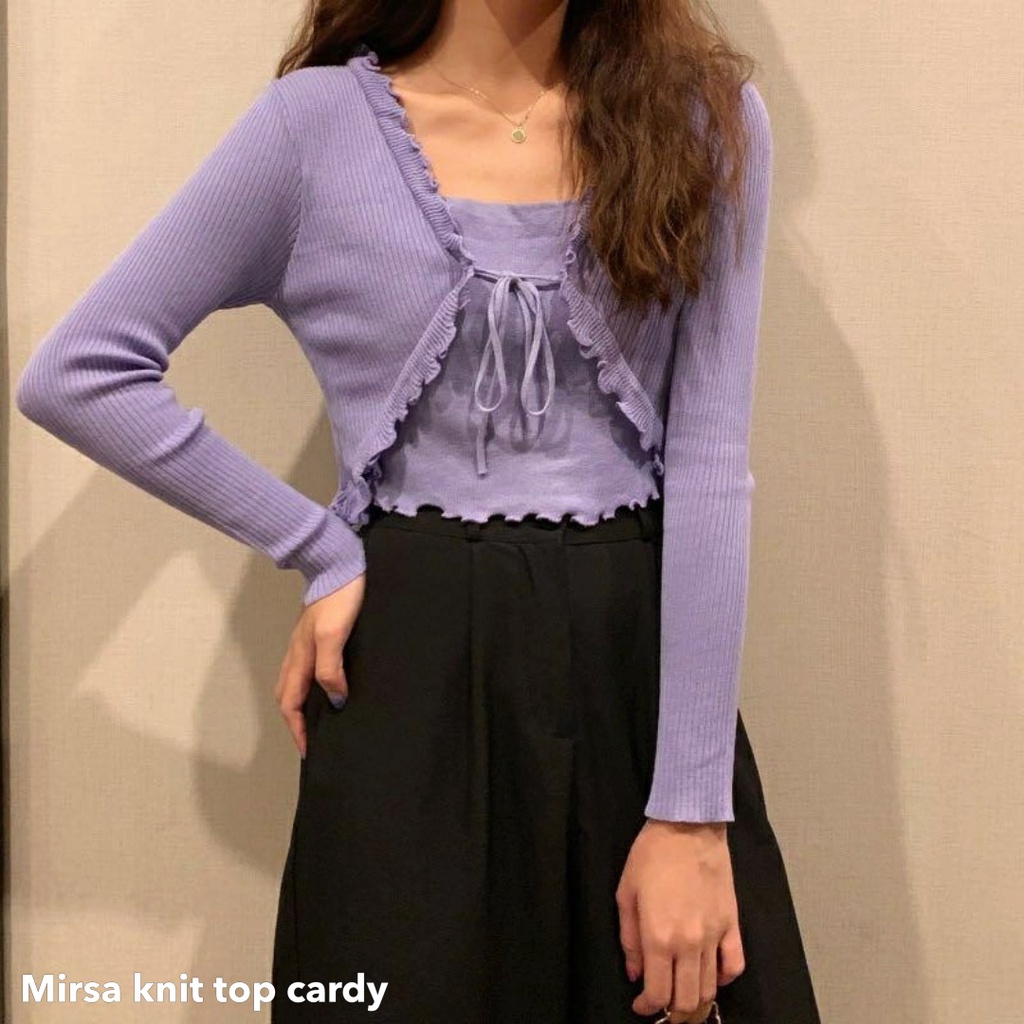 Mirsa knit top cardy - Thejanclothes