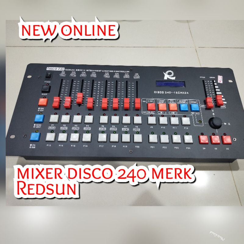 PAKET MOVING GOBO 034 PLES MIXER LIGHTING DISCO 240 MERK REDSUN