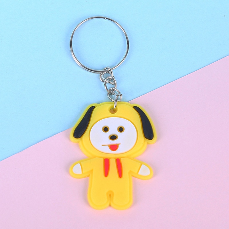 Lucu Kartun Keychain Liontin Hadiah Liburan Hadiah Siswa Hadiah PVC Lembut Hadiah