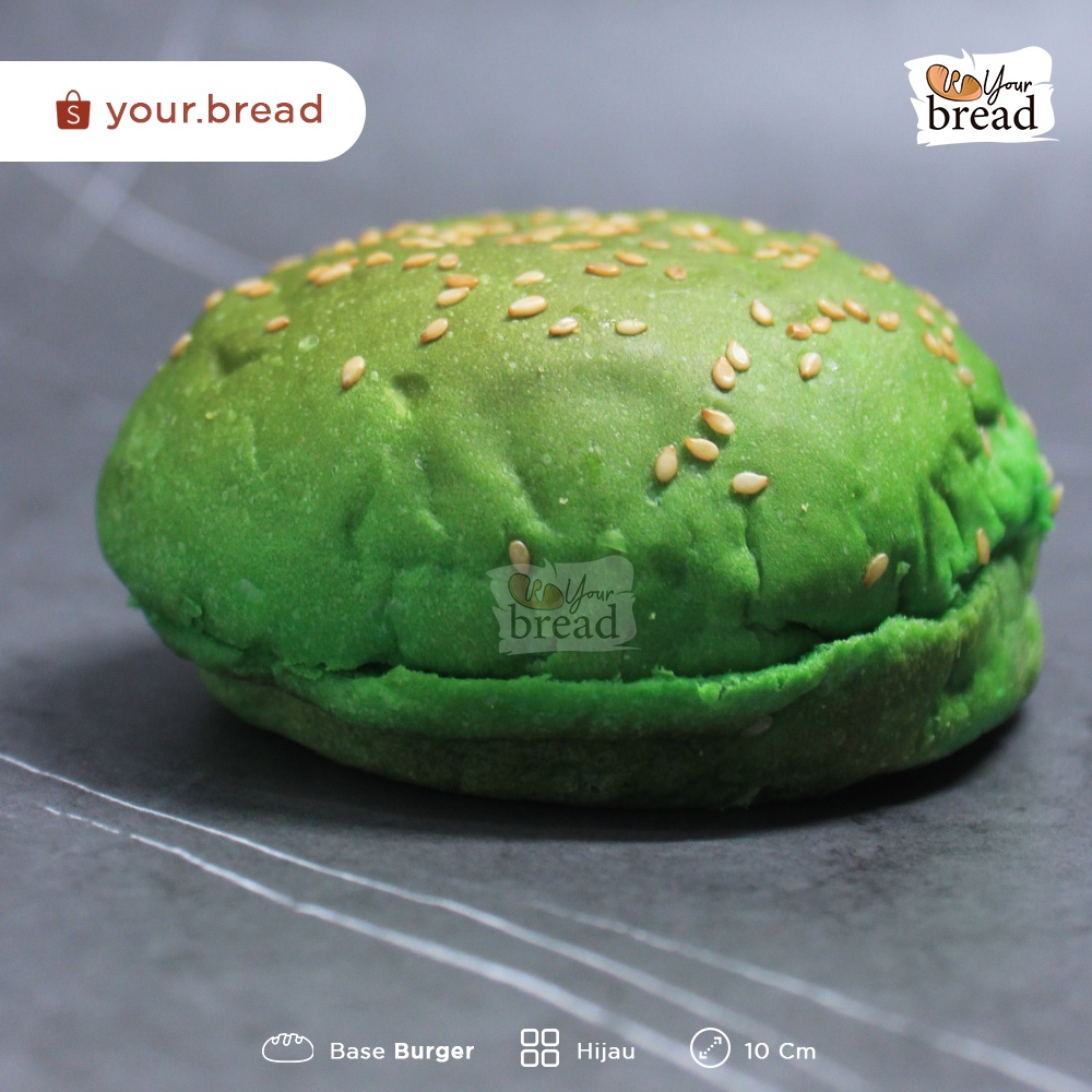 

Roti Burger Hijau 10cm | Base Burger 10cm Green